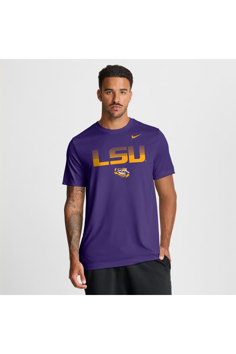 Men's Nike Purple LSU Tigers Primetime Legend Kinetic Mantra Dri-FIT T-Shirt, Main, color, Purple