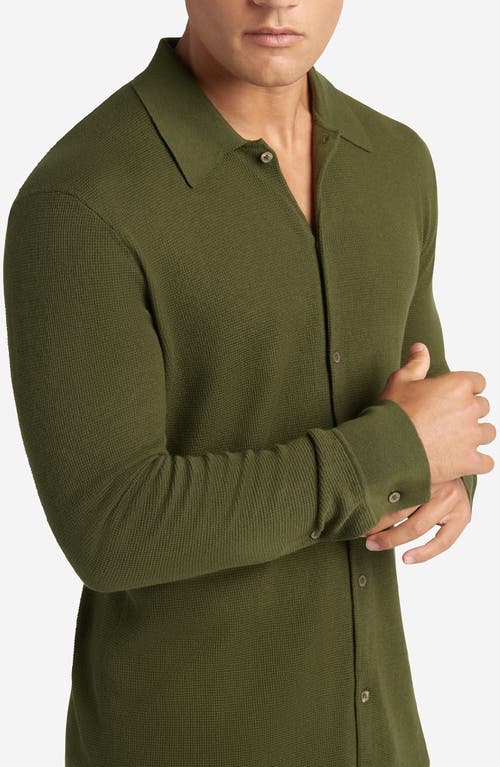 Shop Goodlife Mini Waffle Long Button-up Shirt