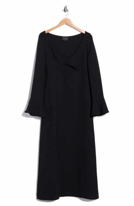 Twist Front Bell Cuff Dress