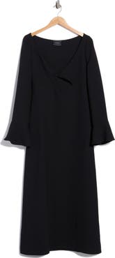 Longchamp Twist Front Bell Cuff Dress