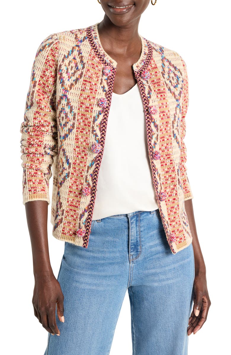 NIC+ZOE Color Weave Knit Jacket, Main, color,