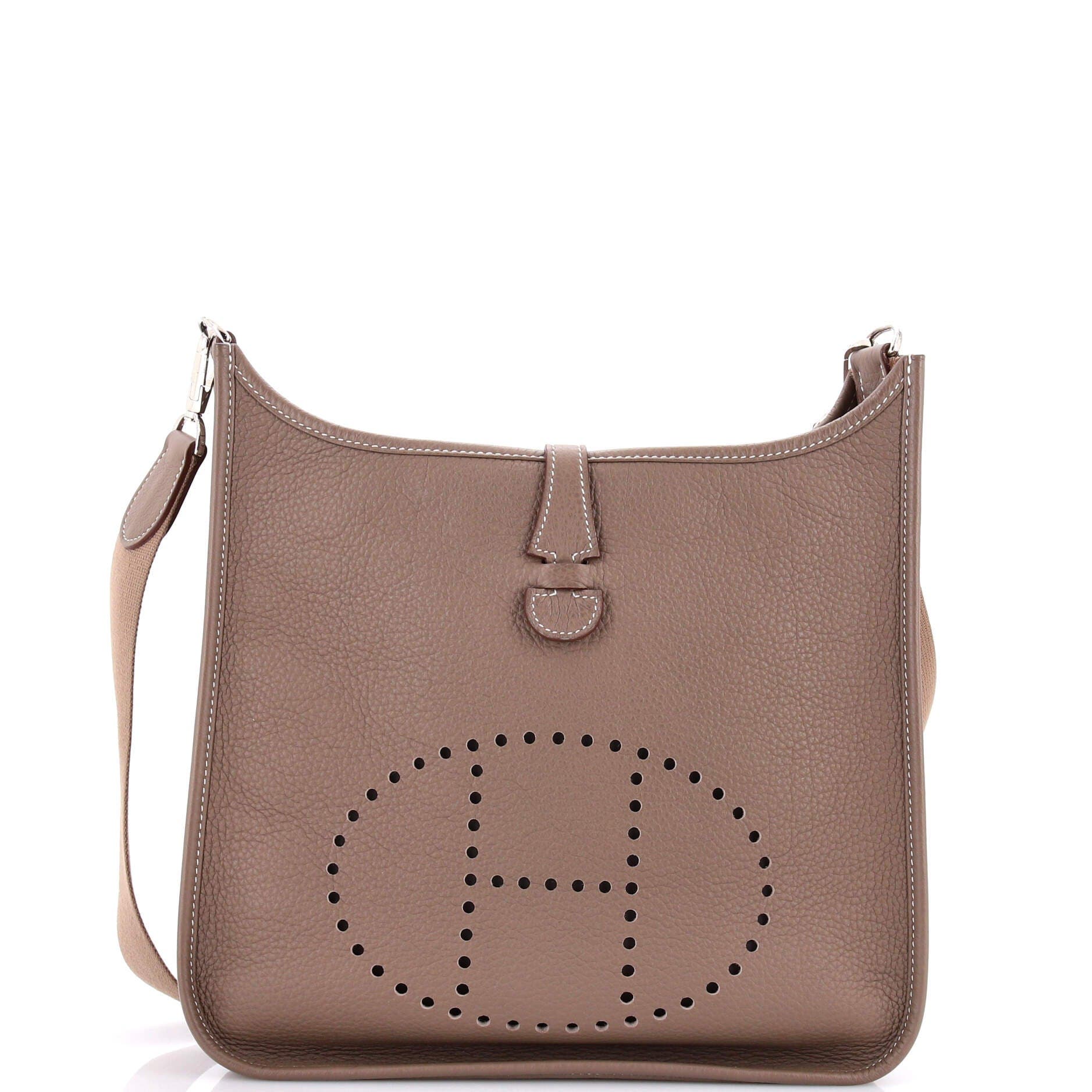 Pre-Owned Hermes Evelyne Bag Gen I Clemence PM, Main, color, 