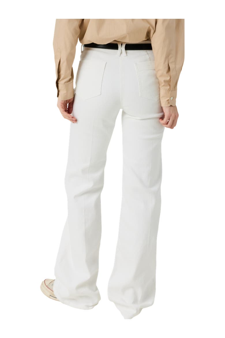 High Rise Sculpting Flare Jeans, Alternate, color, Optical White