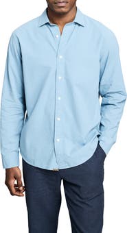 Billy Reid Cedar Seersucker Button-Up Shirt