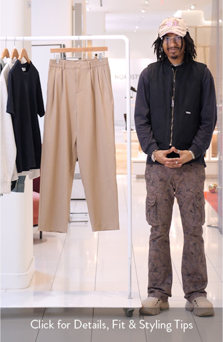 Baggy Pleated Pants, sales video thumbnail