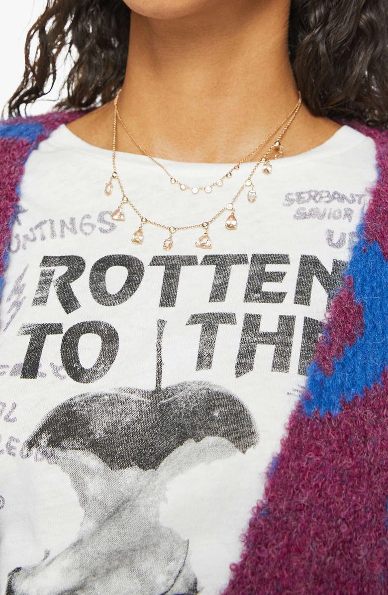 MOTHER The Long Drop Sleeve Alpaca Blend Cardigan, Alternate, color,