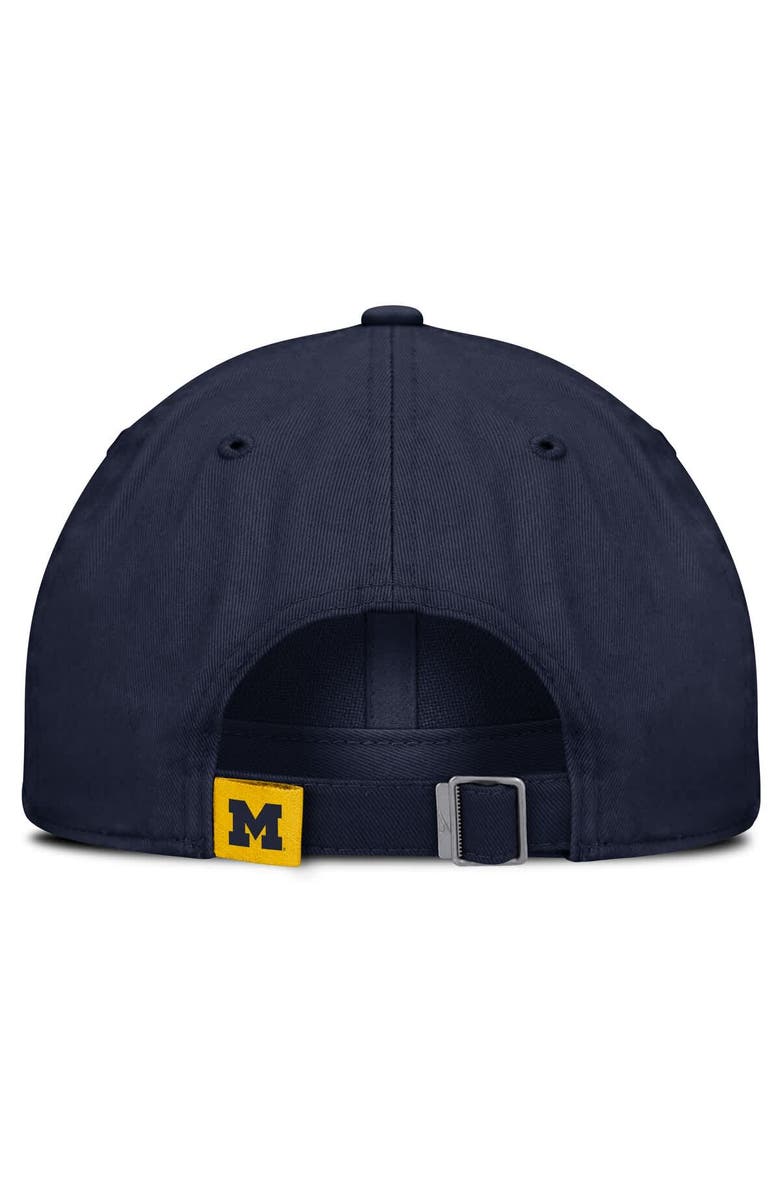 Jordan Brand Men's Jordan Brand Navy Michigan Wolverines Club Adjustable Hat, Alternate, color, Navy