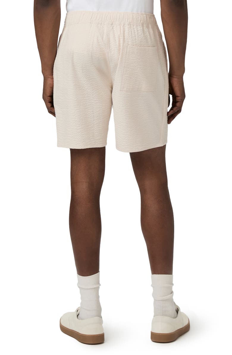 PAIGE Teague Seersucker Pull-On Shorts, Alternate, color, 