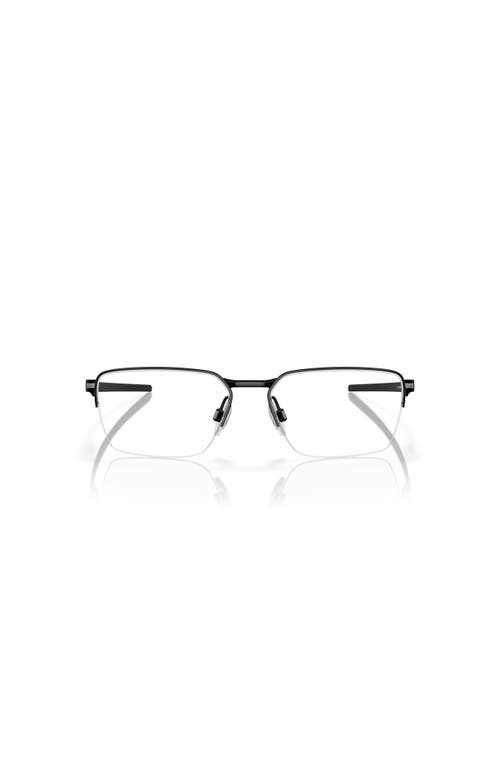 Oakley 56mm Rectangle Optical Glasses In Black