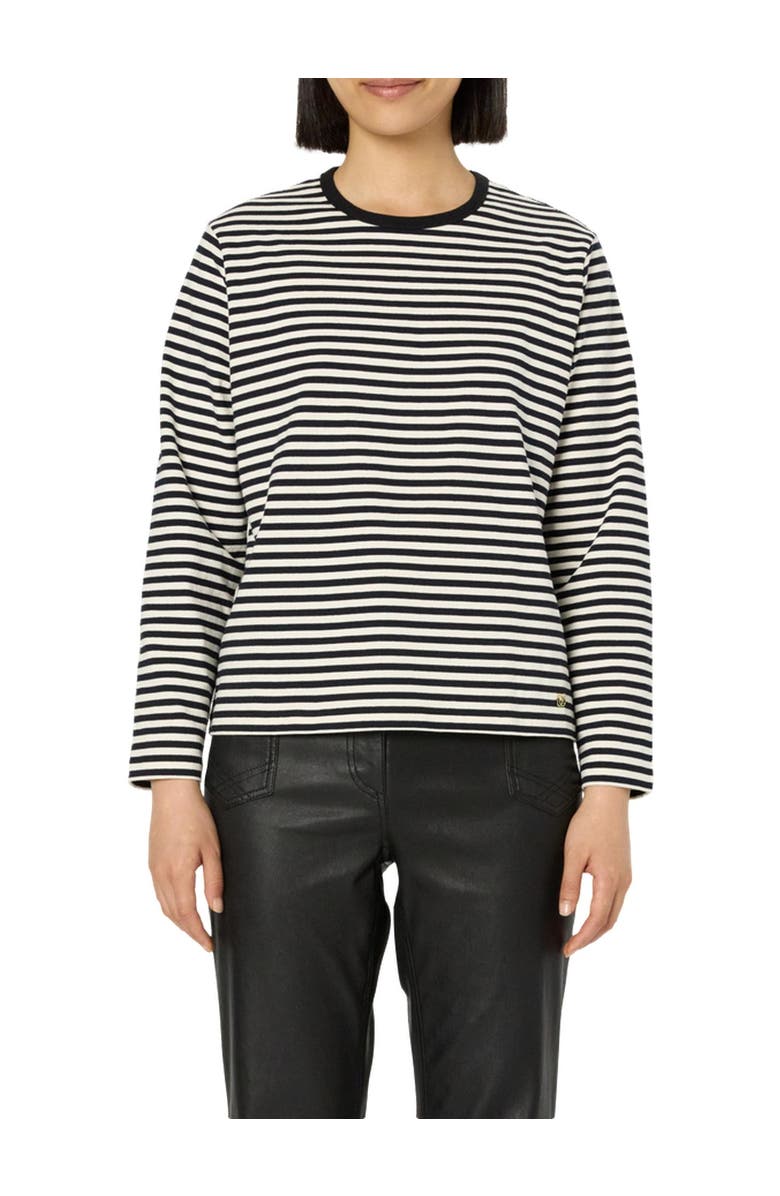 GERARD DAREL Hulia Long Sleeve Crew Neck Top, Alternate, color, Ecru