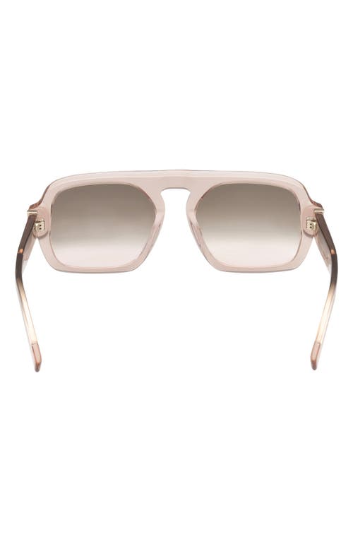Abercrombie & Fitch 53mm Navigator Sunglasses In Brown