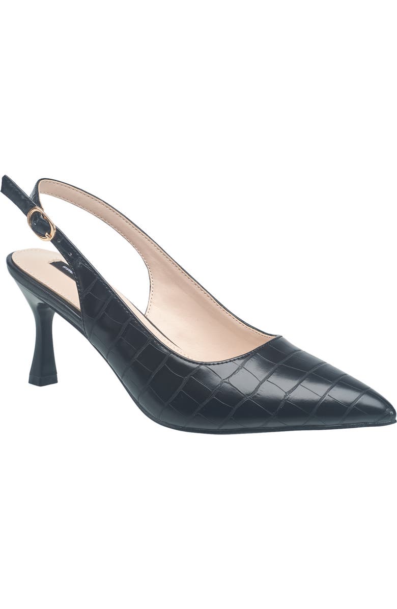 French Connection Brenna Croco Heel, Main, color,