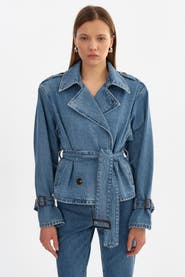 LAMARQUE Dhana | Suede Trench Jacket