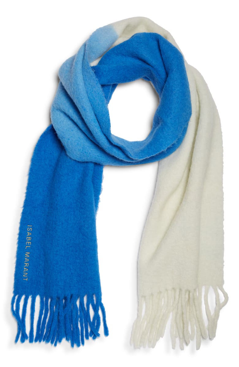 Isabel Marant Firna Ombré Alpaca Blend Scarf, Main, color, 