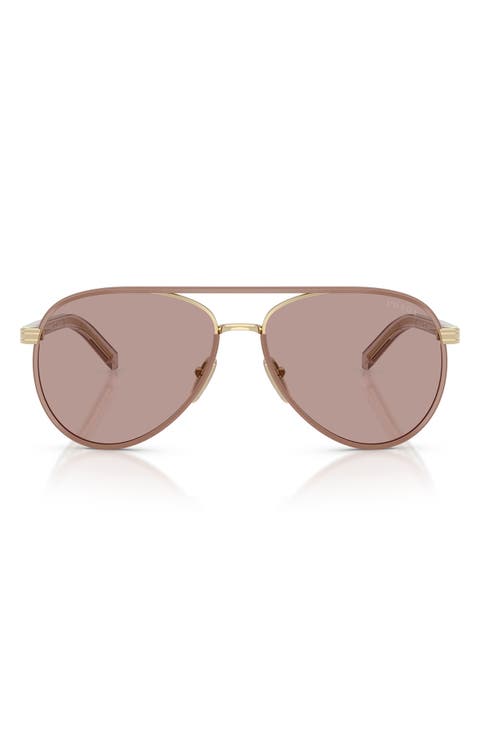59mm Pilot Sunglasses