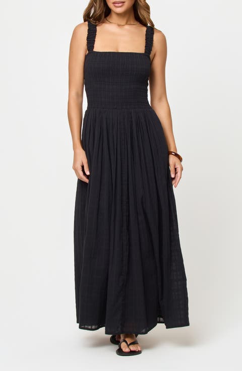 Wren Cotton Maxi Cover-Up Dress