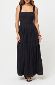 LSPACE Wren Cotton Maxi Cover-Up Dress