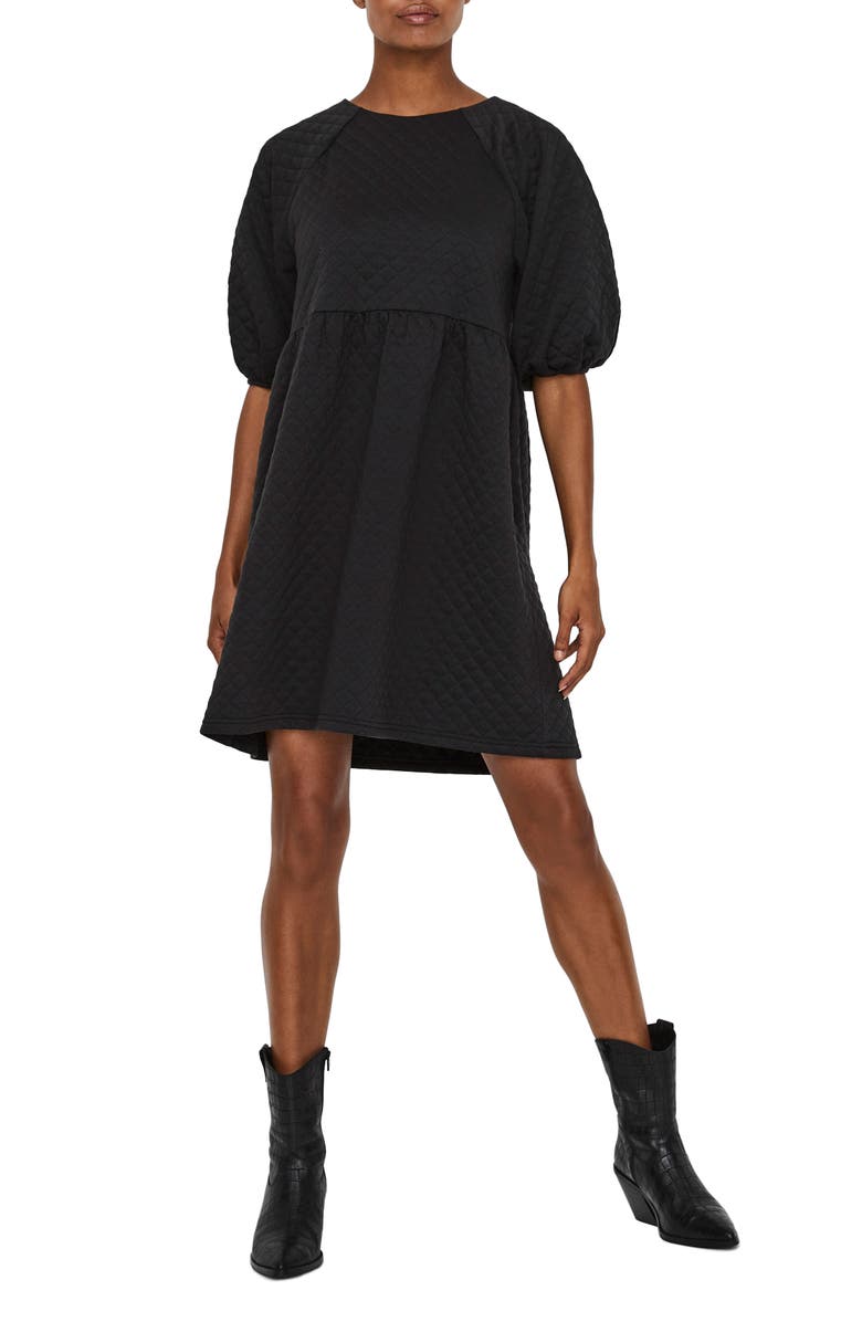 VERO MODA Cayle Quilted Minidress, Main, color,
