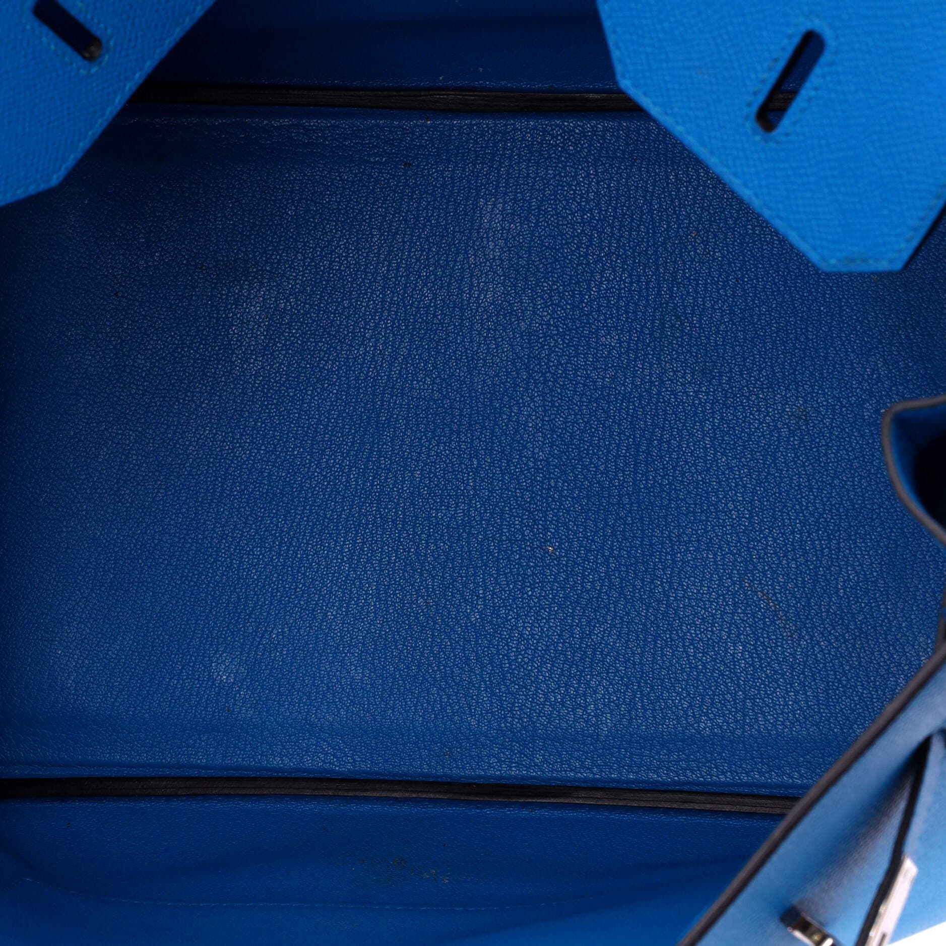 Pre-Owned Hermes Birkin Handbag Blue Epsom with Palladium Hardware 35, Alternate, color, Bleu Zanzibar