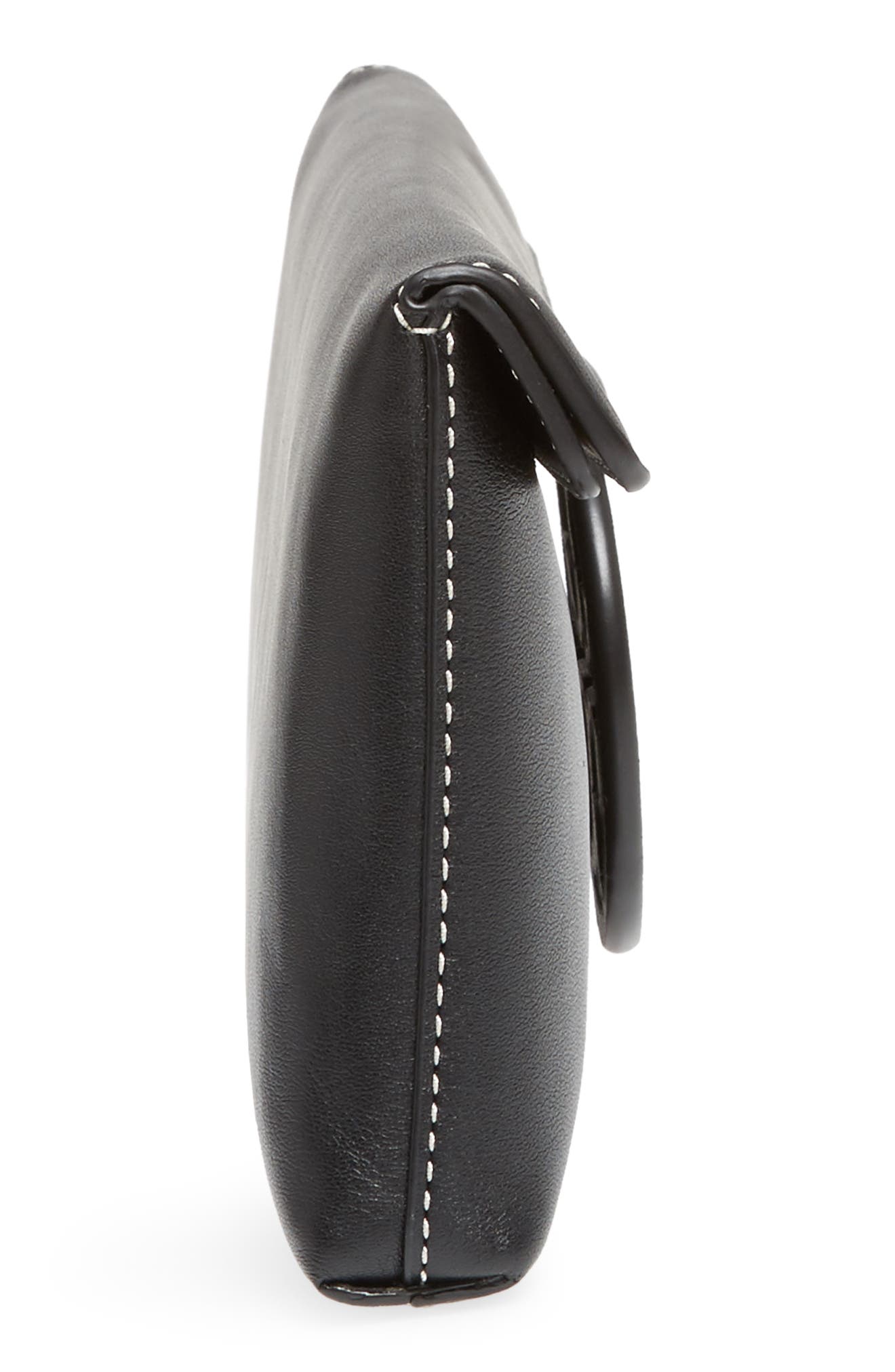 Tory Burch Miller Leather Clutch, Alternate, color, 