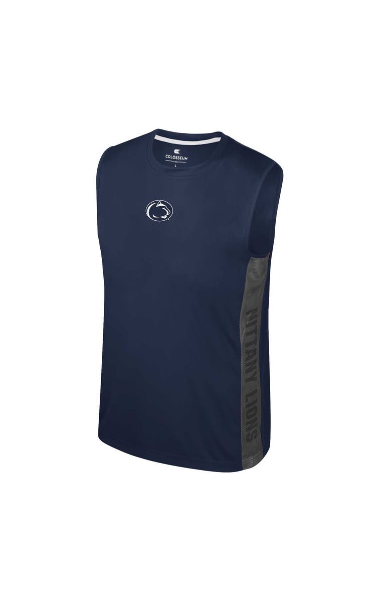 COLOSSEUM Youth Colosseum Navy Penn State Nittany Lions Smak Talk Sleeveless T-Shirt, Alternate, color, 