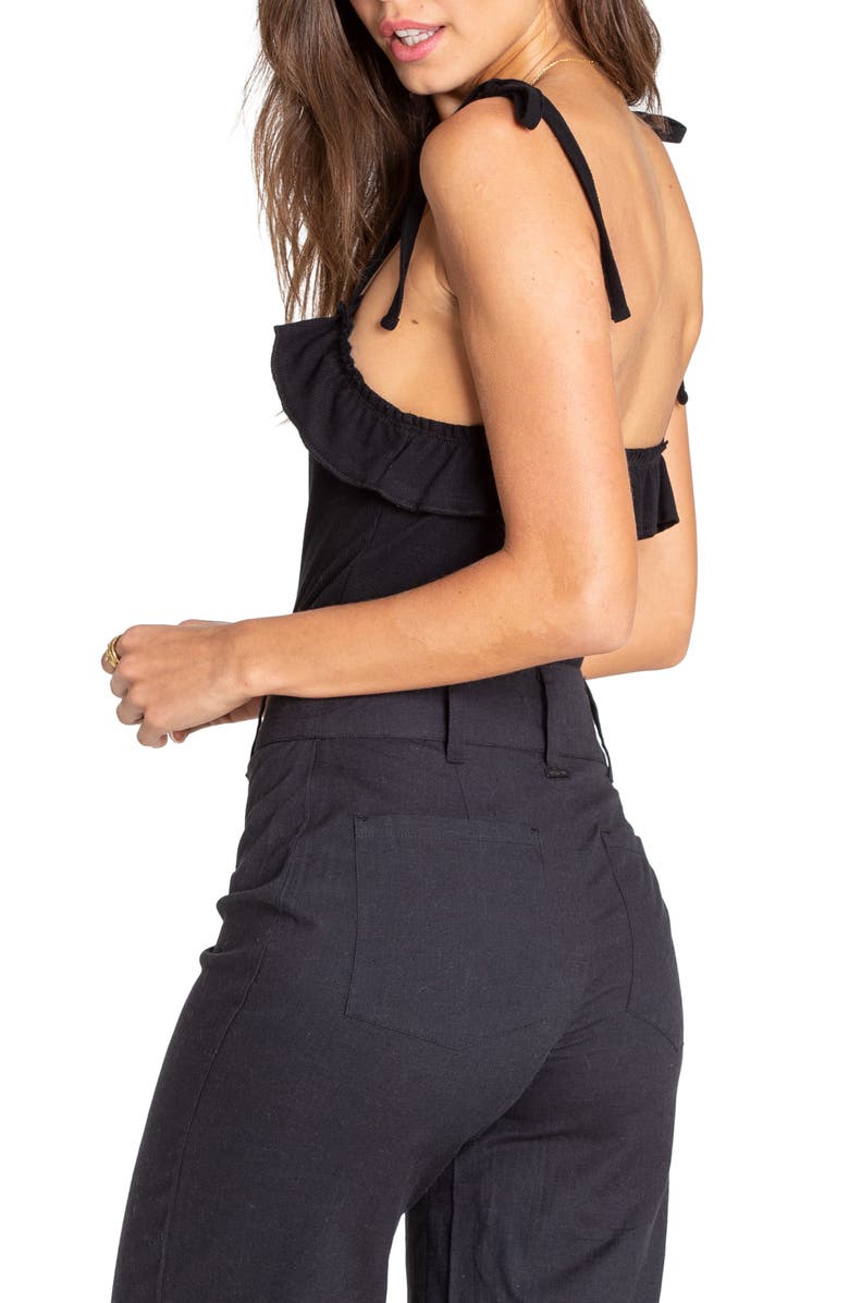 Billabong Marbella Dreams Ruffle Bodysuit, Alternate, color, 
