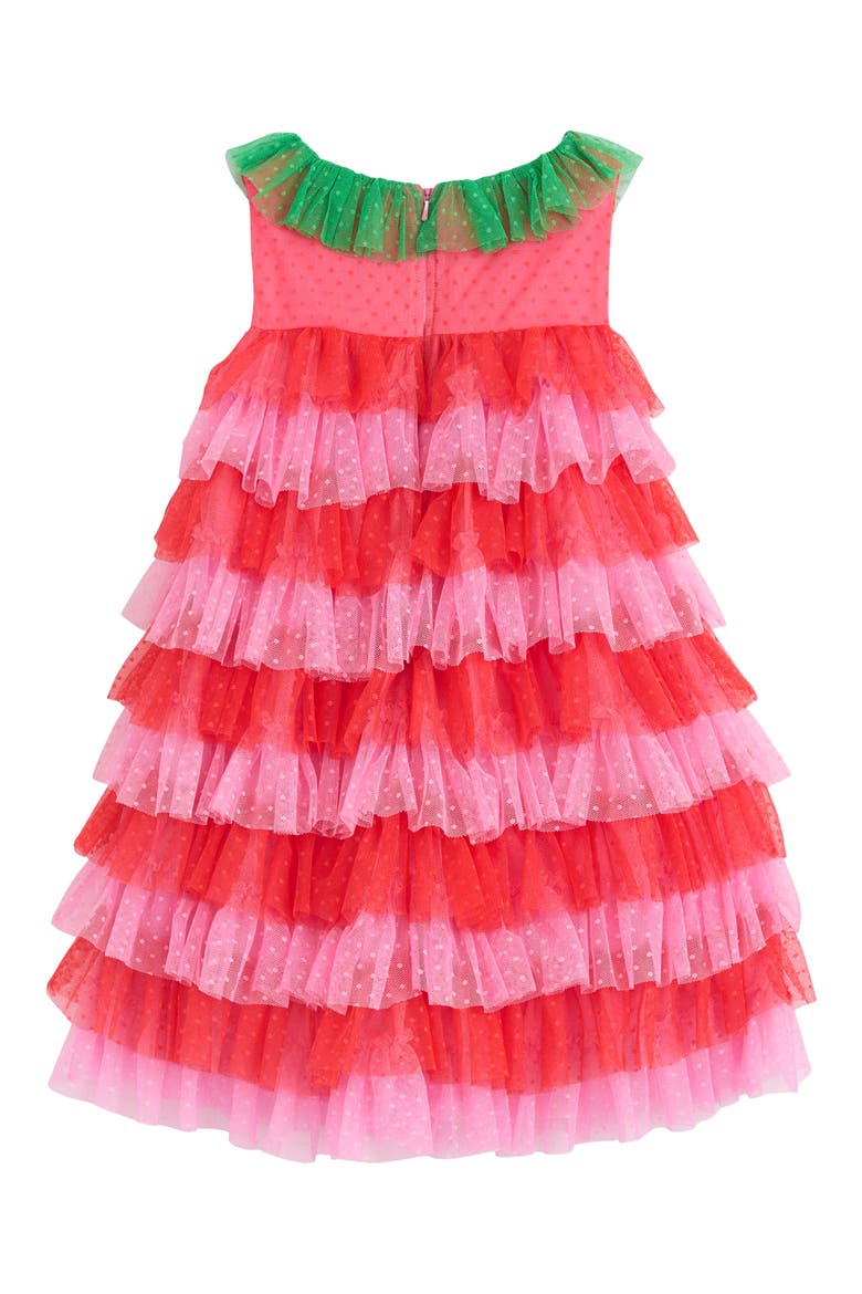 mini boden tiered tulle party dress Mini Boden Kids' Rainbow Tiered Tulle Party