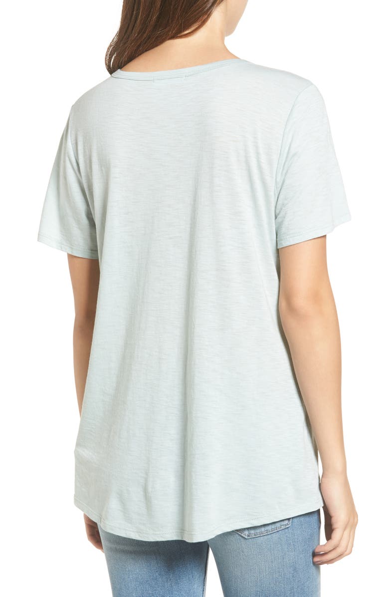 Socialite Grommet Lace-Up Tee, Alternate, color, 