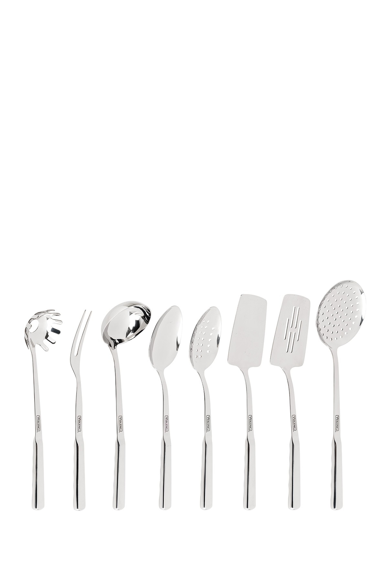 Viking Stainless Steel 8-Piece Utensil Set - Silver