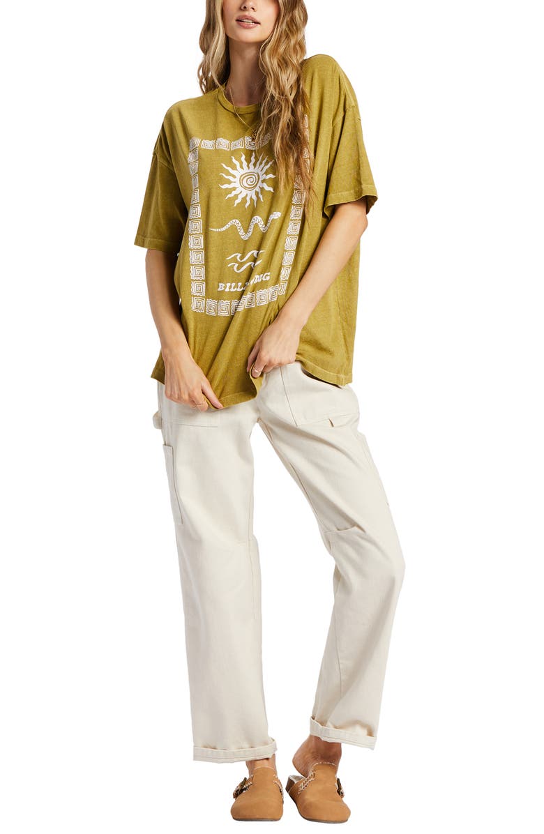 Billabong Spirit Inside Oversize Cotton Graphic T-Shirt, Alternate, color,