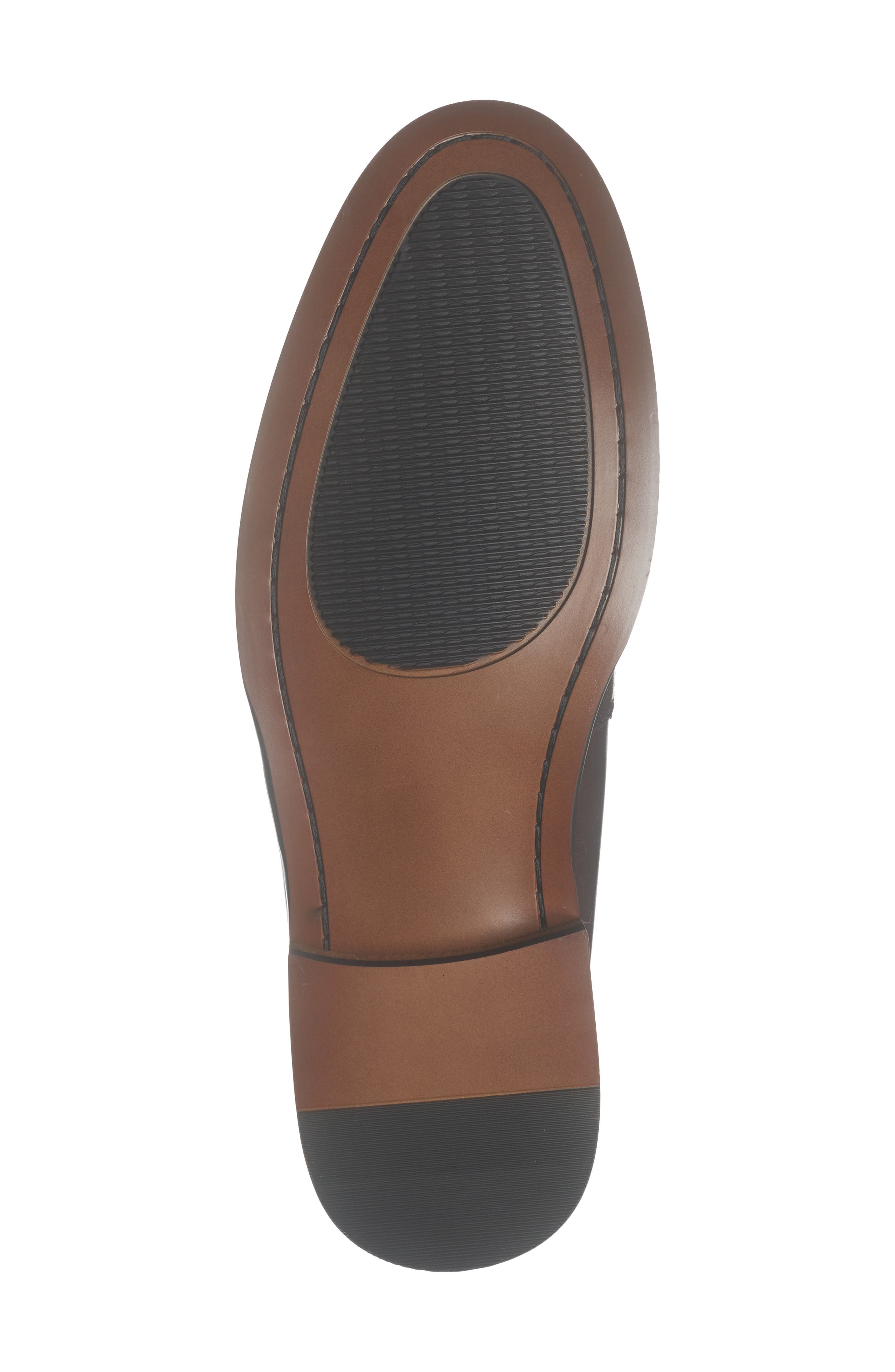Shilo Leather Penny Loafer, Alternate, color, DARK BROWN