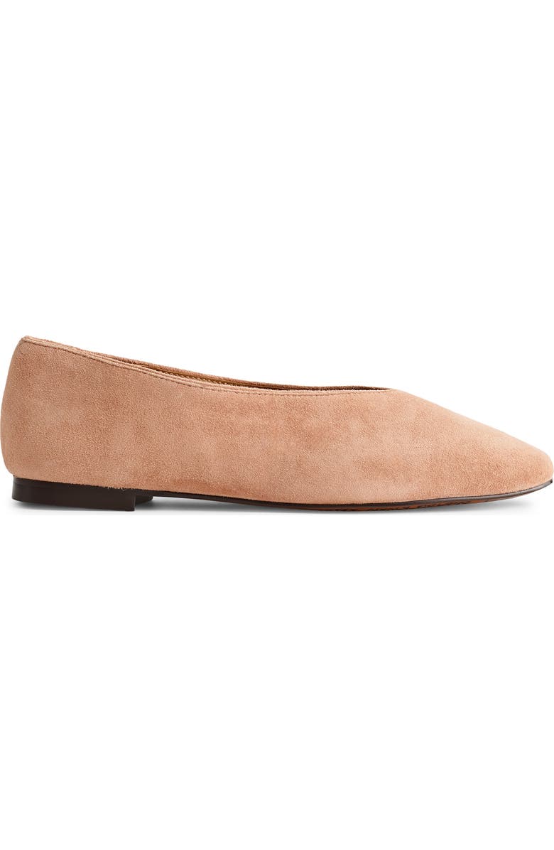 Madewell The Mylie Ballet Flat, Main, color, Warm Umber