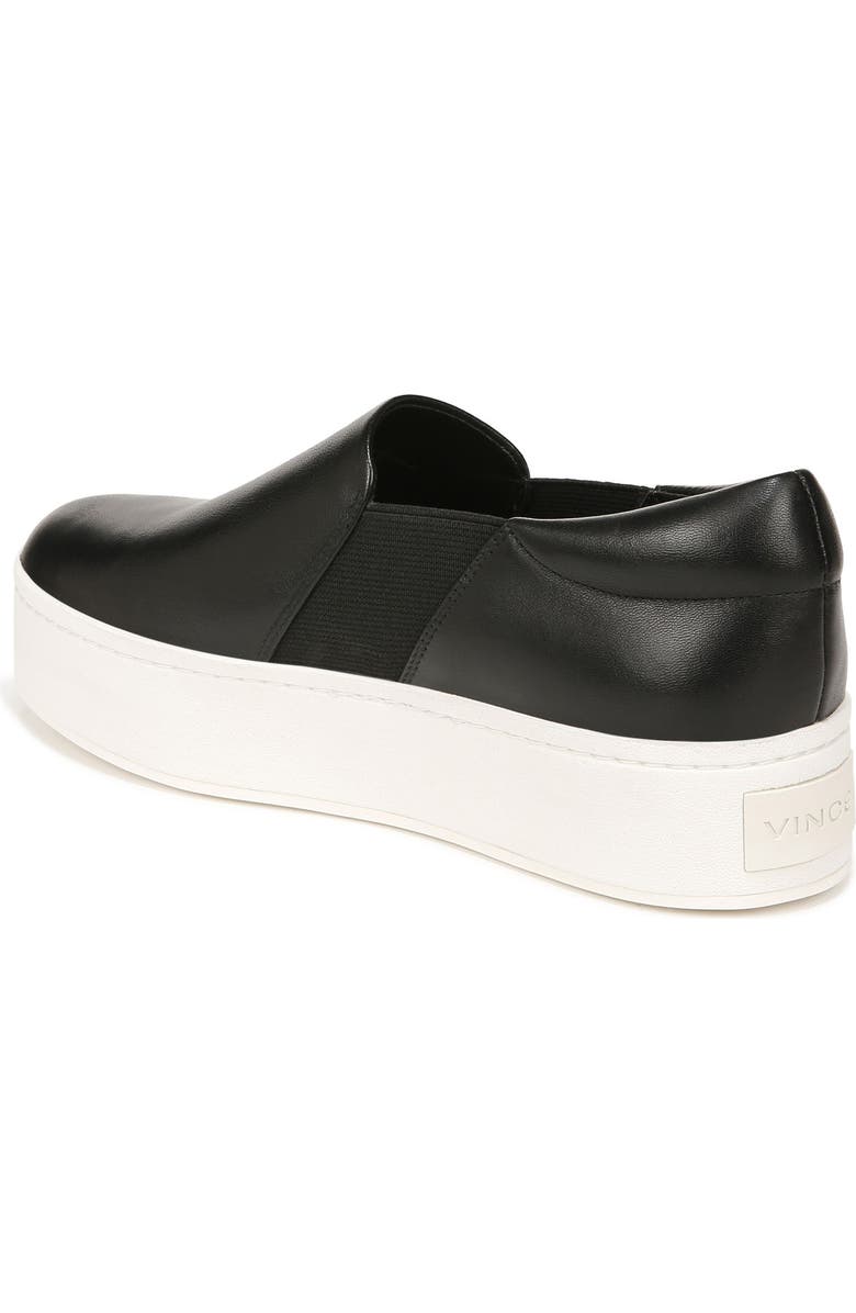 Vince Warren Platform Slip-On Sneaker, Alternate, color, Black