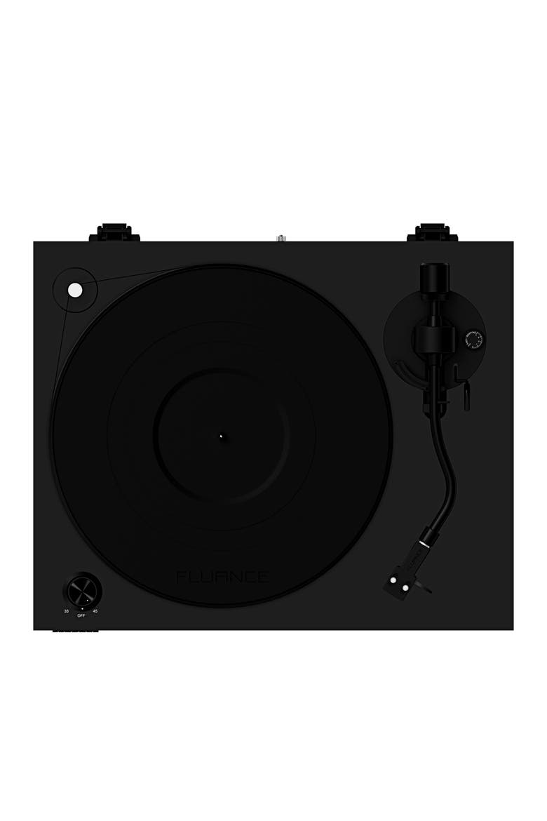 Reference High Fidelity Vinyl Turntable Record Player Ortofon Cartridge, Alternate, color, Piano Black