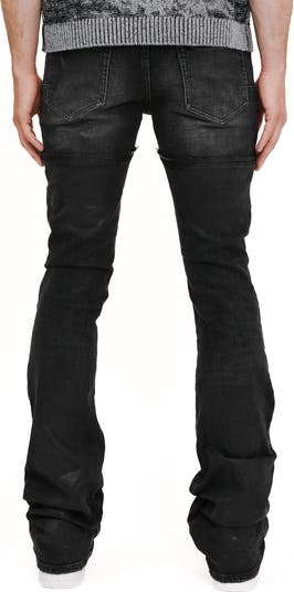 Paint Splatter Ripped Knee Skinny Jeans