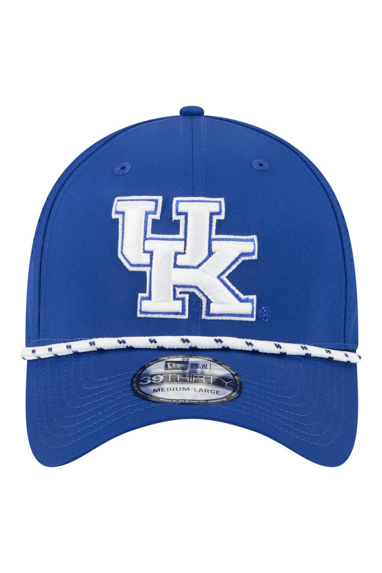 Men's New Era  Royal Kentucky Wildcats Rope 39THIRTY Flex Hat, Alternate, color, Royal
