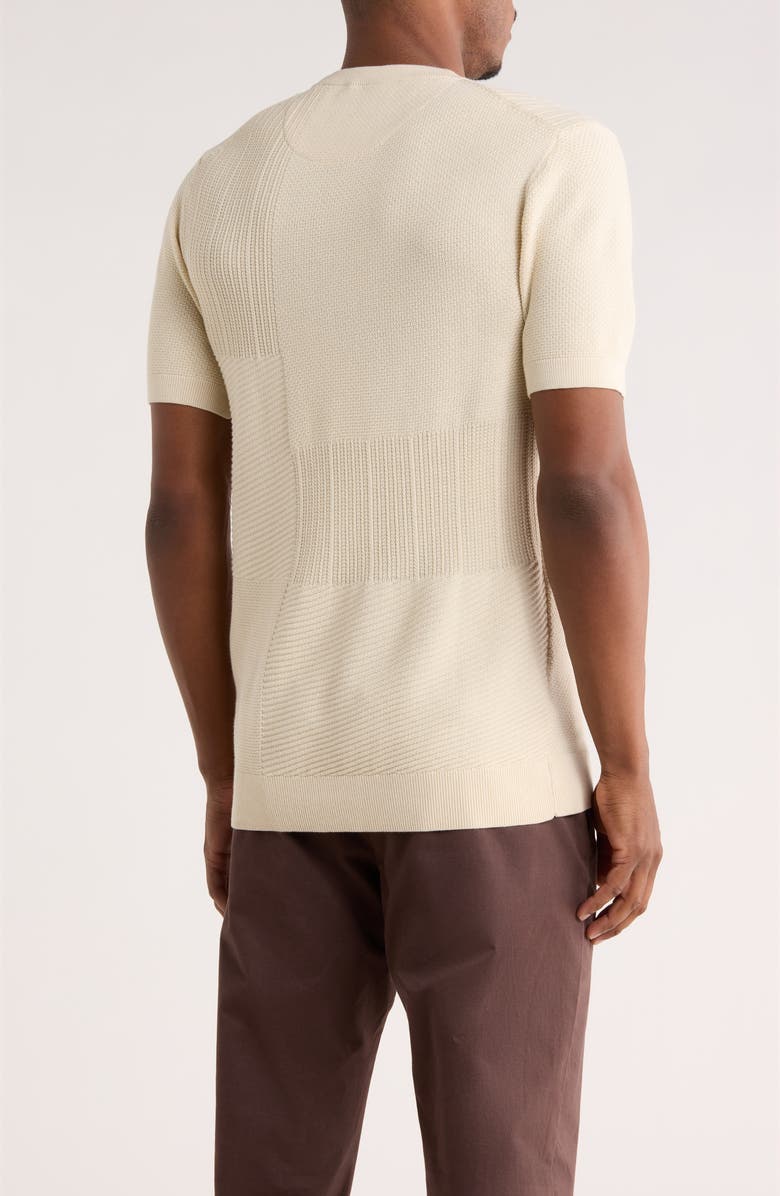 DENIM AND FLOWER Sweater T-Shirt, Alternate, color, Cream Textured