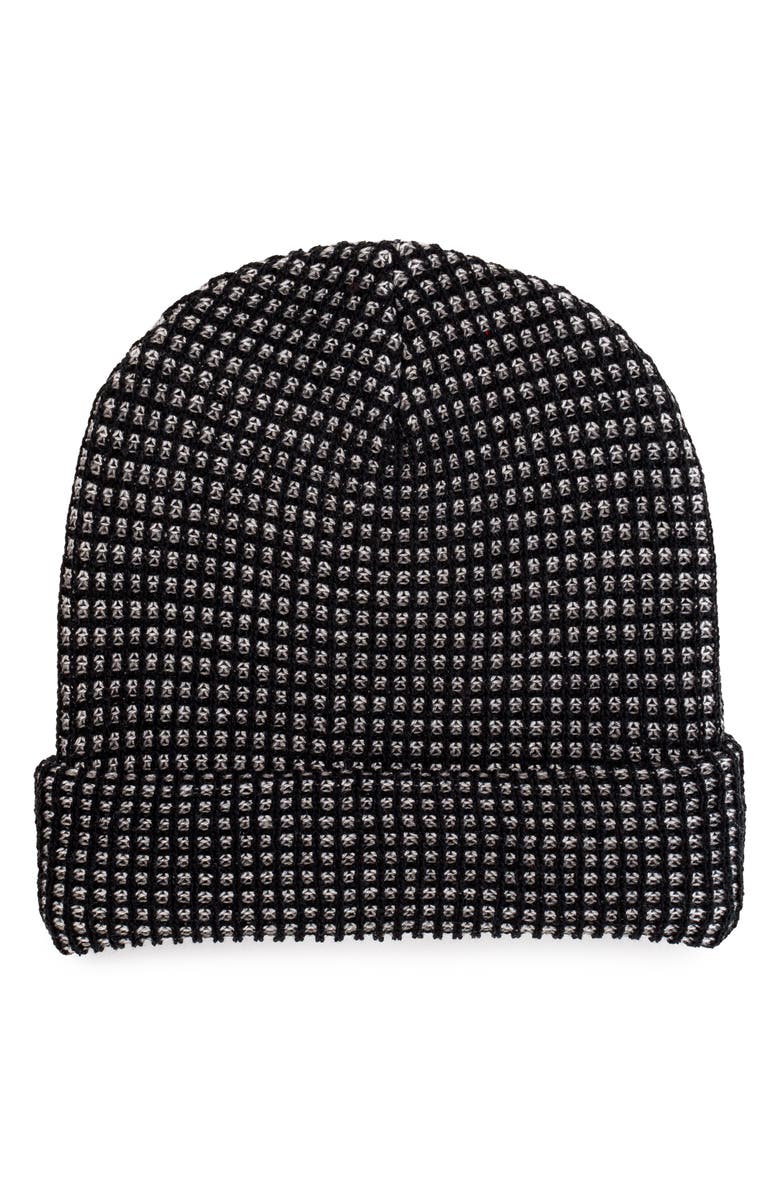 verloop Simple Grid Beanie, Alternate, color, Black