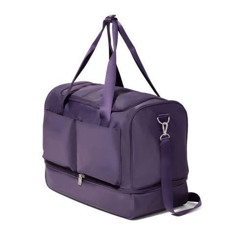 Baggallini Deluxe Fifth Avenue Weekender Bag In Purple