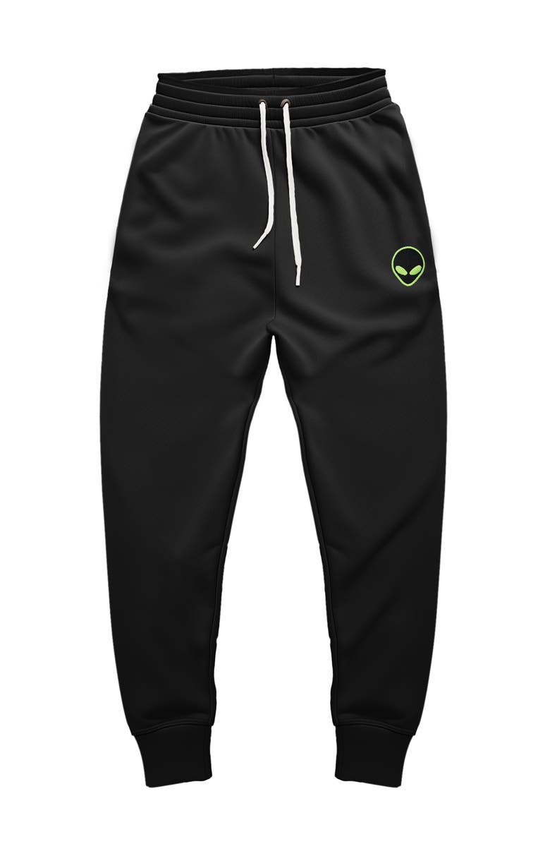 Dalix Mens Alien Midweight Fleece Jogger Pant, Main, color, Black