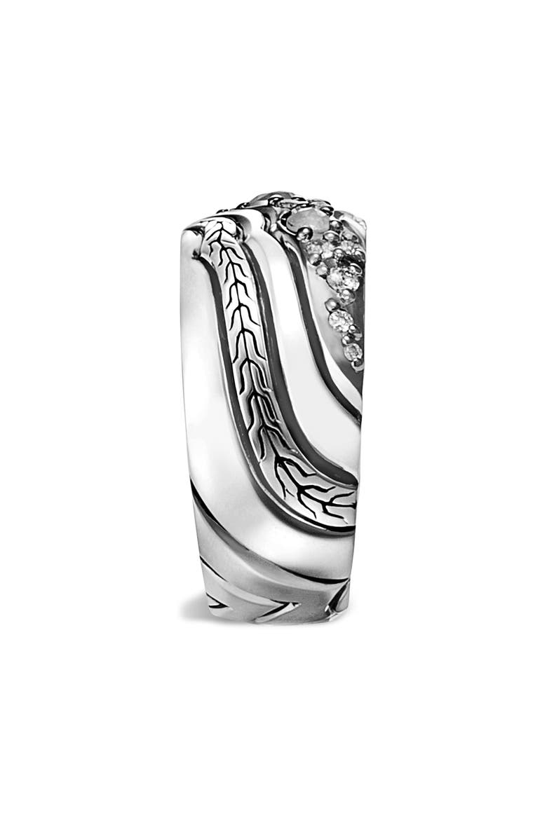 Lahar Diamond Band Ring, Alternate, color, SILVER/ DIAMOND