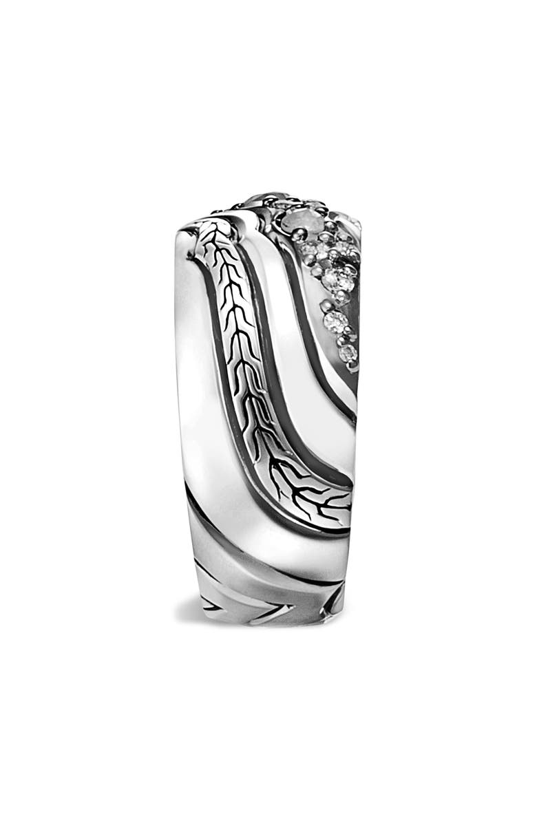John Hardy Lahar Diamond Band Ring, Alternate, color, 