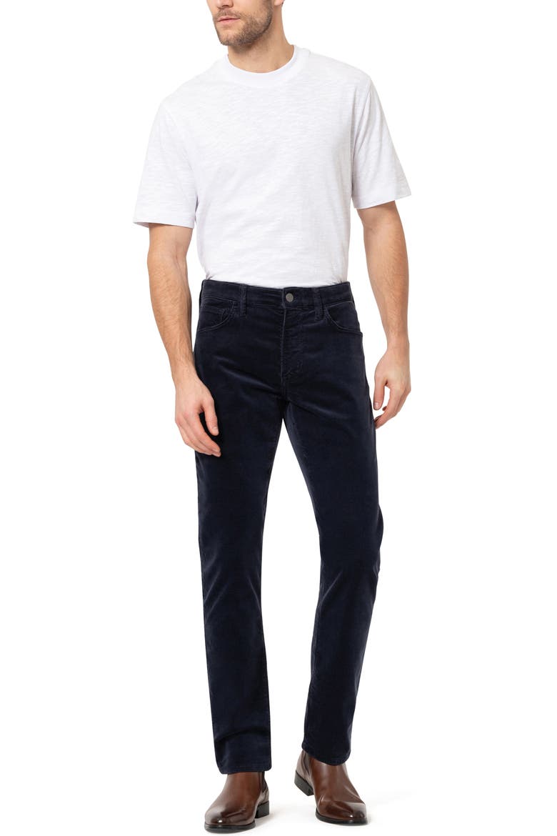 Charisma Straight Leg Corduroy Pants, Alternate, color, NAVY CORD