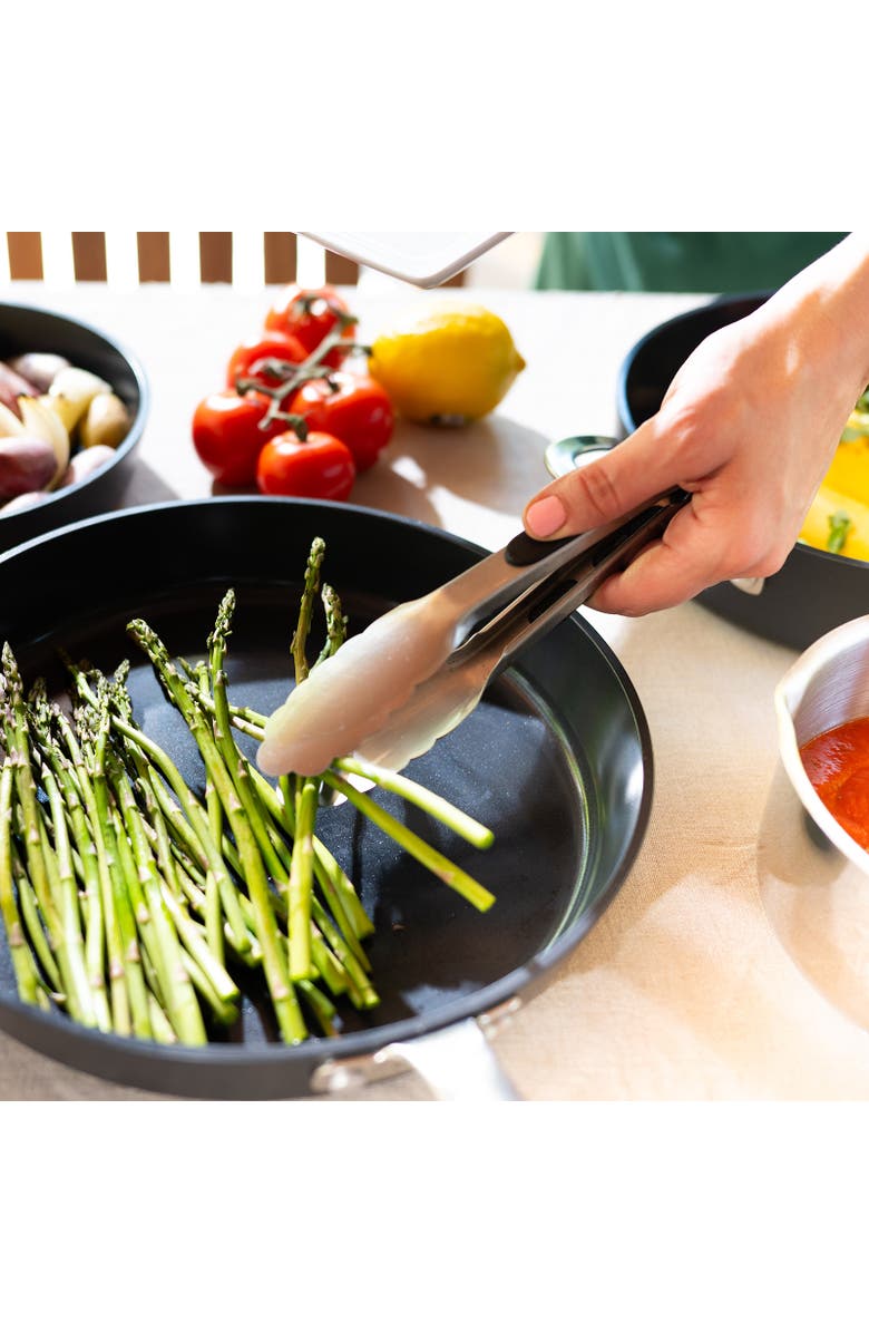 Alva Maestro Ceramic Nonstick Frying Pan, Alternate, color, Black 11 Inch