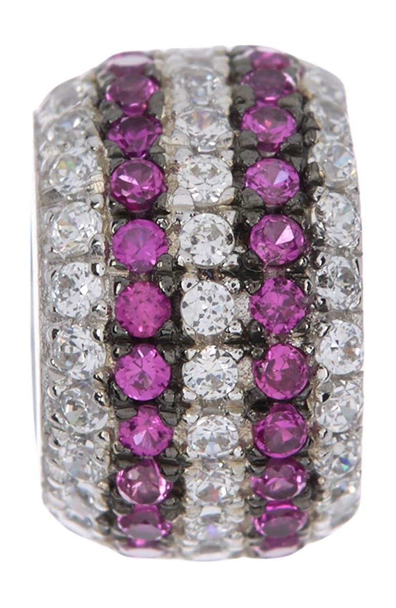 Breuning Pink Crystal 4-Row Single Pendant, Main, color, 