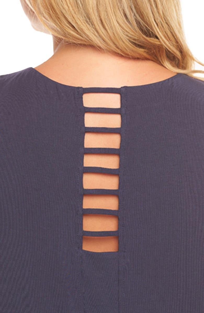 Tart Maxie Top, Alternate, color, Black Iris