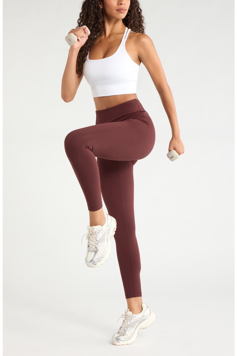 Live In High Waist 7/8 Leggings, Alternate, color, BROWN RISTRETTO