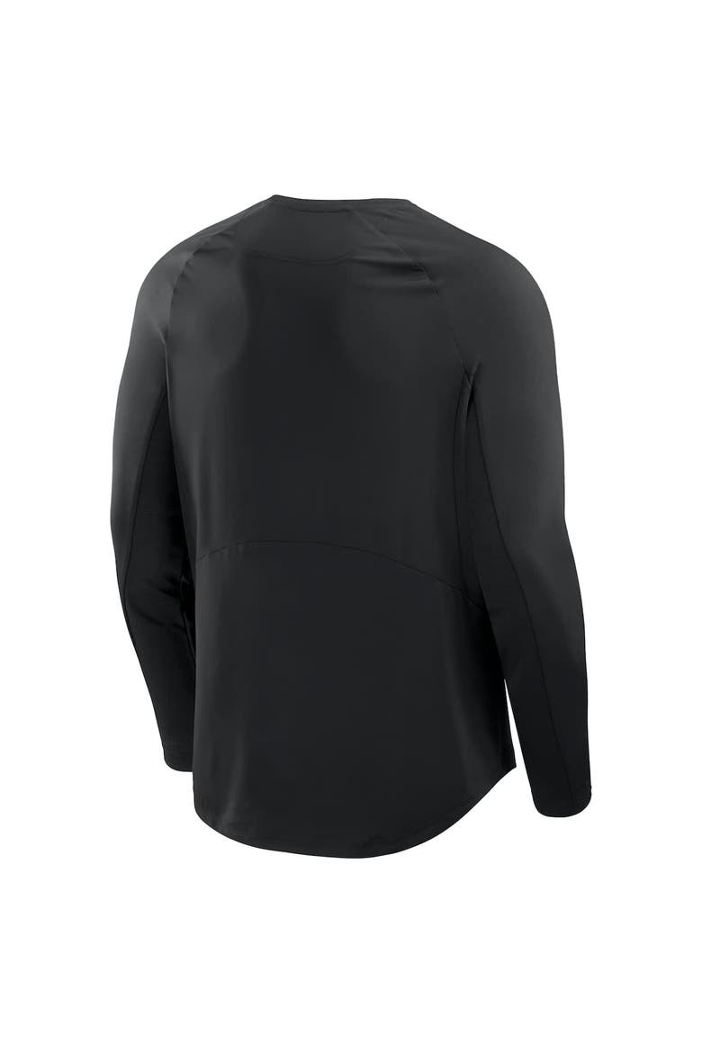 Men's Fanatics Black Las Vegas Raiders Coverage Scheme Long Sleeve T-Shirt, Alternate, color, Black
