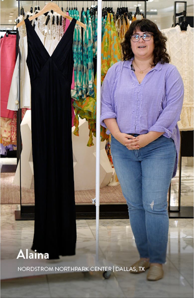 Verona V-Neck Maxi Dress, sales video thumbnail