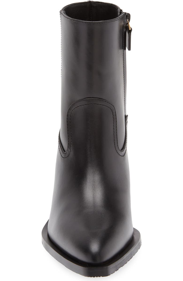 Stuart Weitzman Tate Bootie, Alternate, color, Black Leather